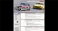 Desktop Screenshot of mambamotorsport.co.uk
