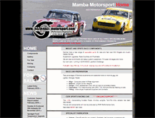 Tablet Screenshot of mambamotorsport.co.uk